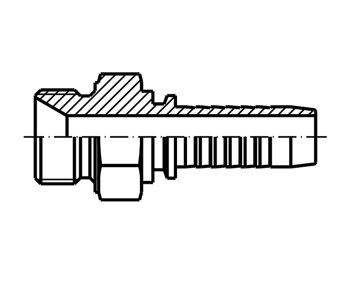 BSP Hydraulic Hose Fittings 