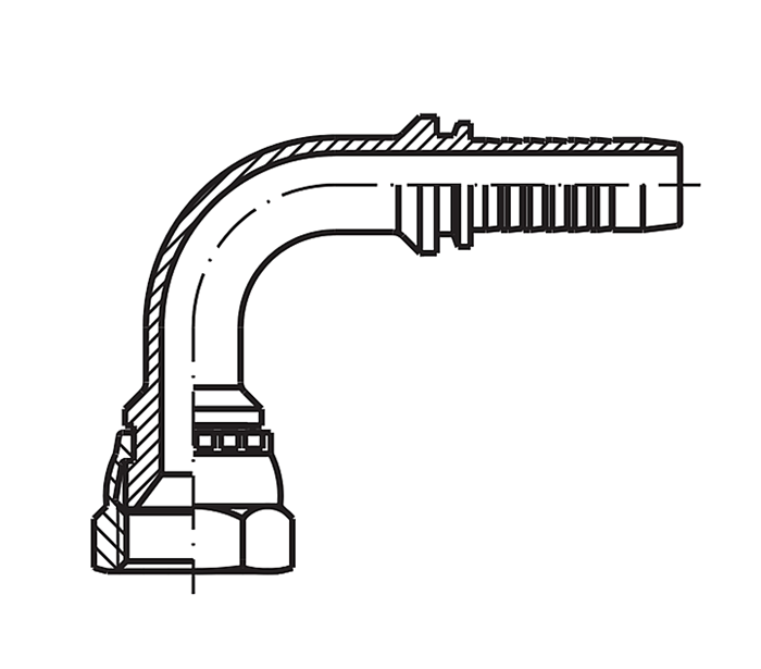 JIC Hydraulic Hose Fittings 