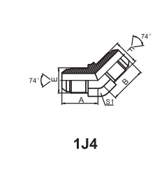 JIC Fittings Adjustable ELBOW